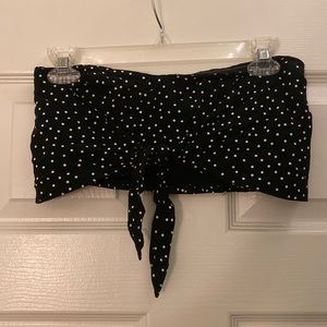 Abercrombie and Fitch polka dot tube top